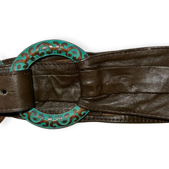 Unique Vintage Leather Belt - Picture 3 of 5